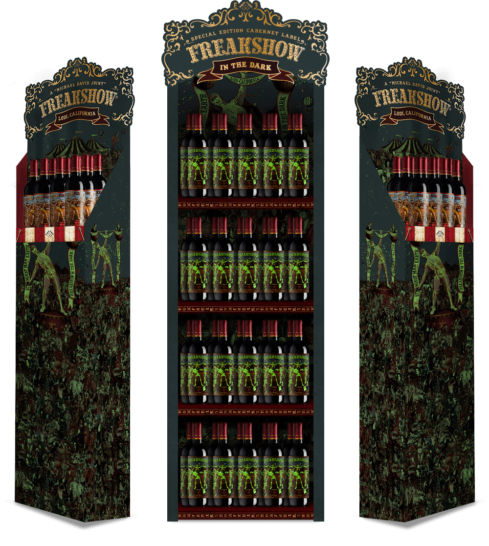 Wine packaging design for Freakshow by Makers & Allies