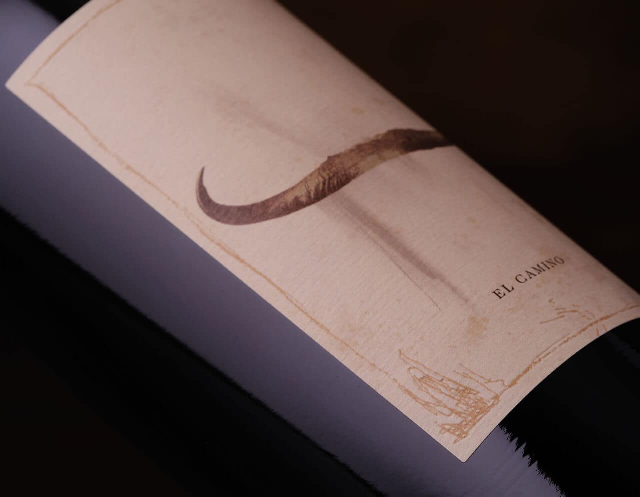 Minimalist California wine packaging design