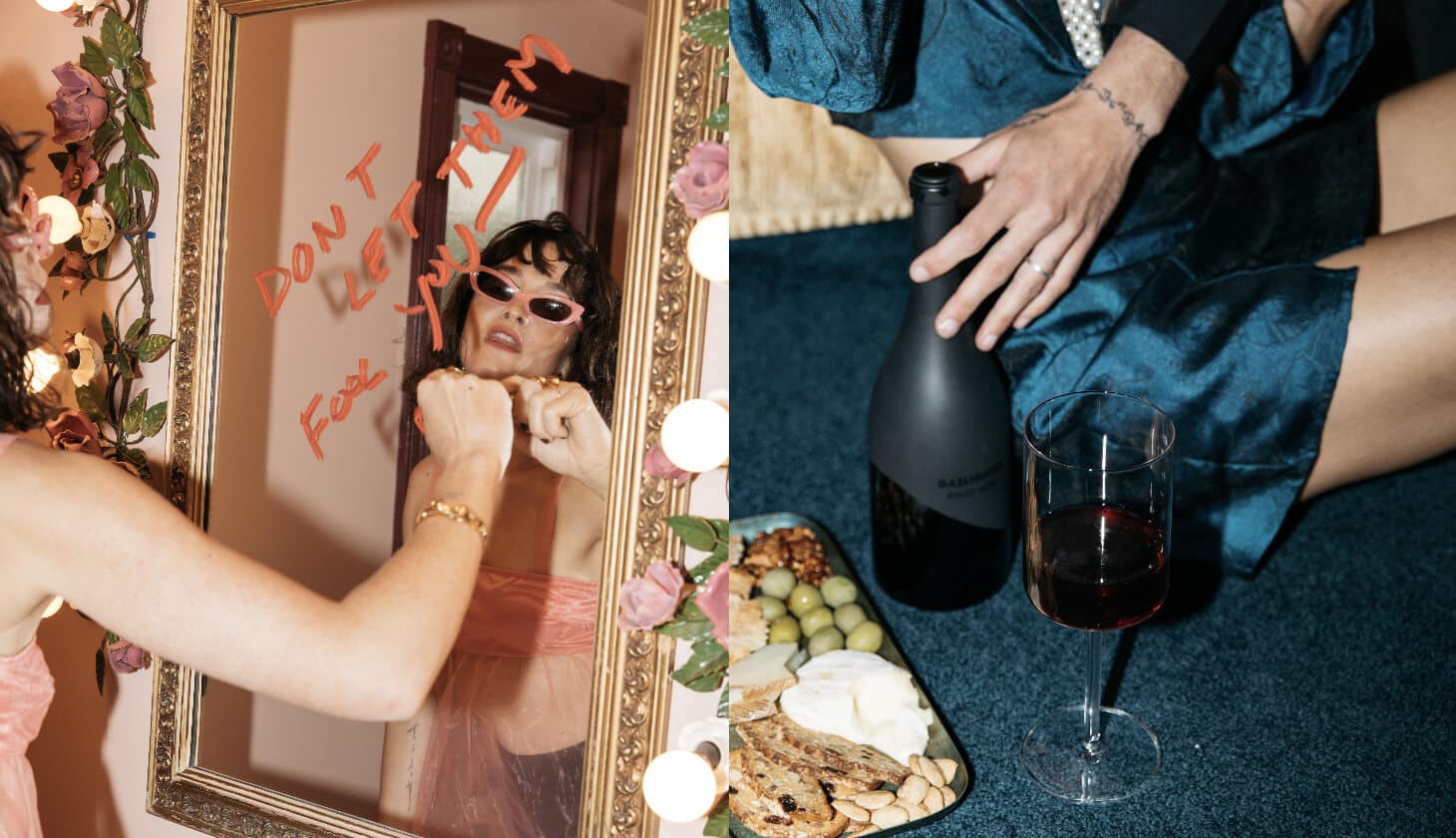 Photo production for Gaslighter Wine marketing campaign