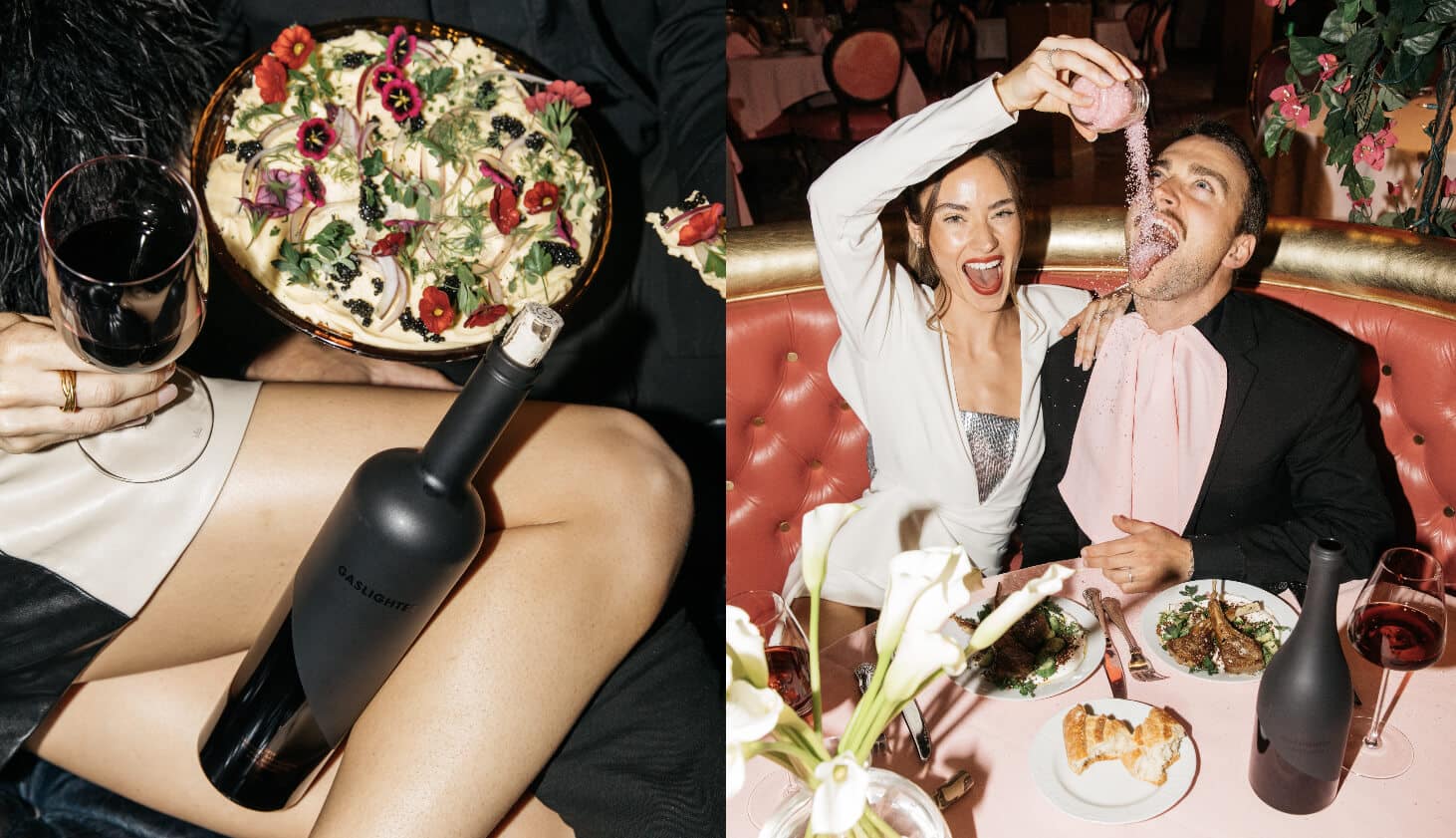 Photo production for Gaslighter Wine marketing campaign