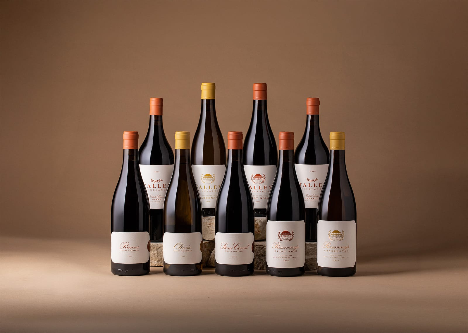 talley vineyards wine lineup