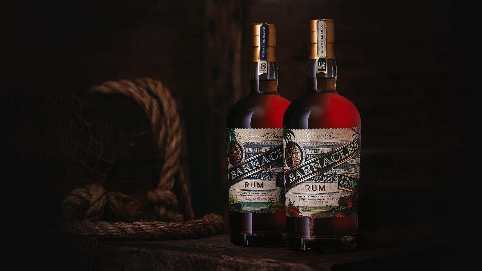 Rum Packaging Design for Barnacles Rum | Makers & Allies