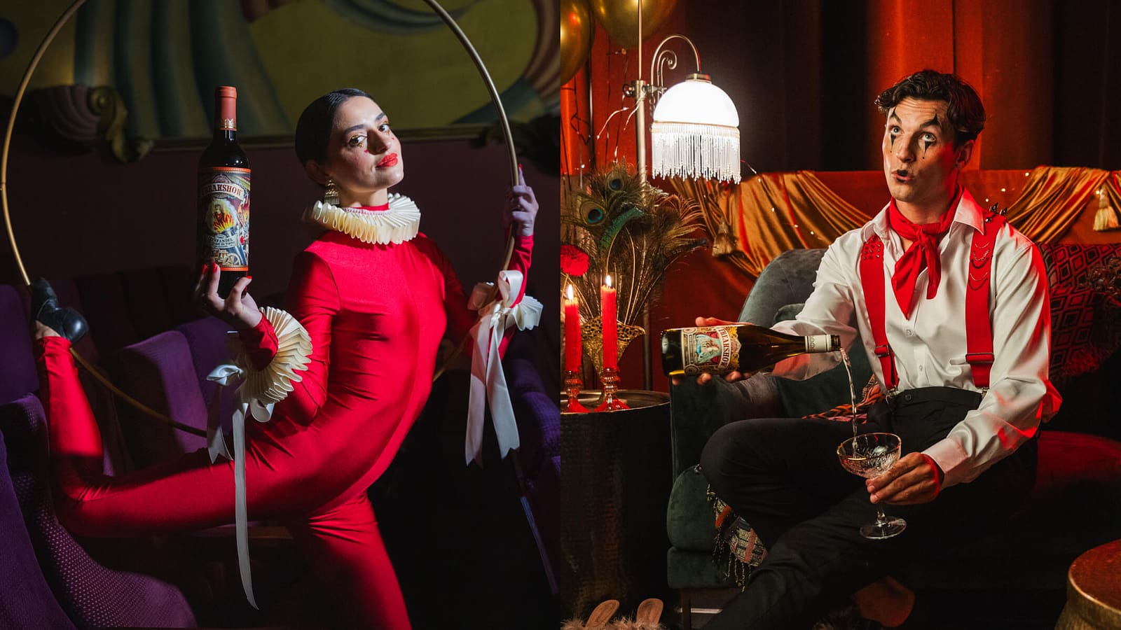 Freakshow Wine Contortionist Mime