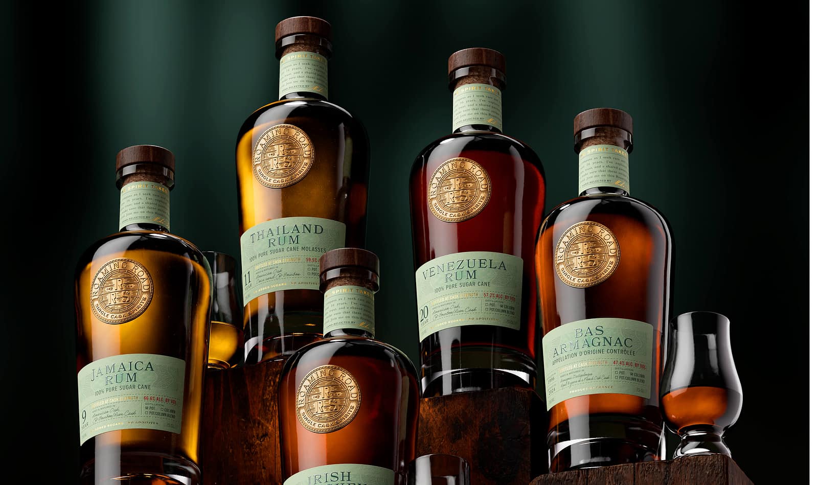 Roaming Road luxury beverage packaging