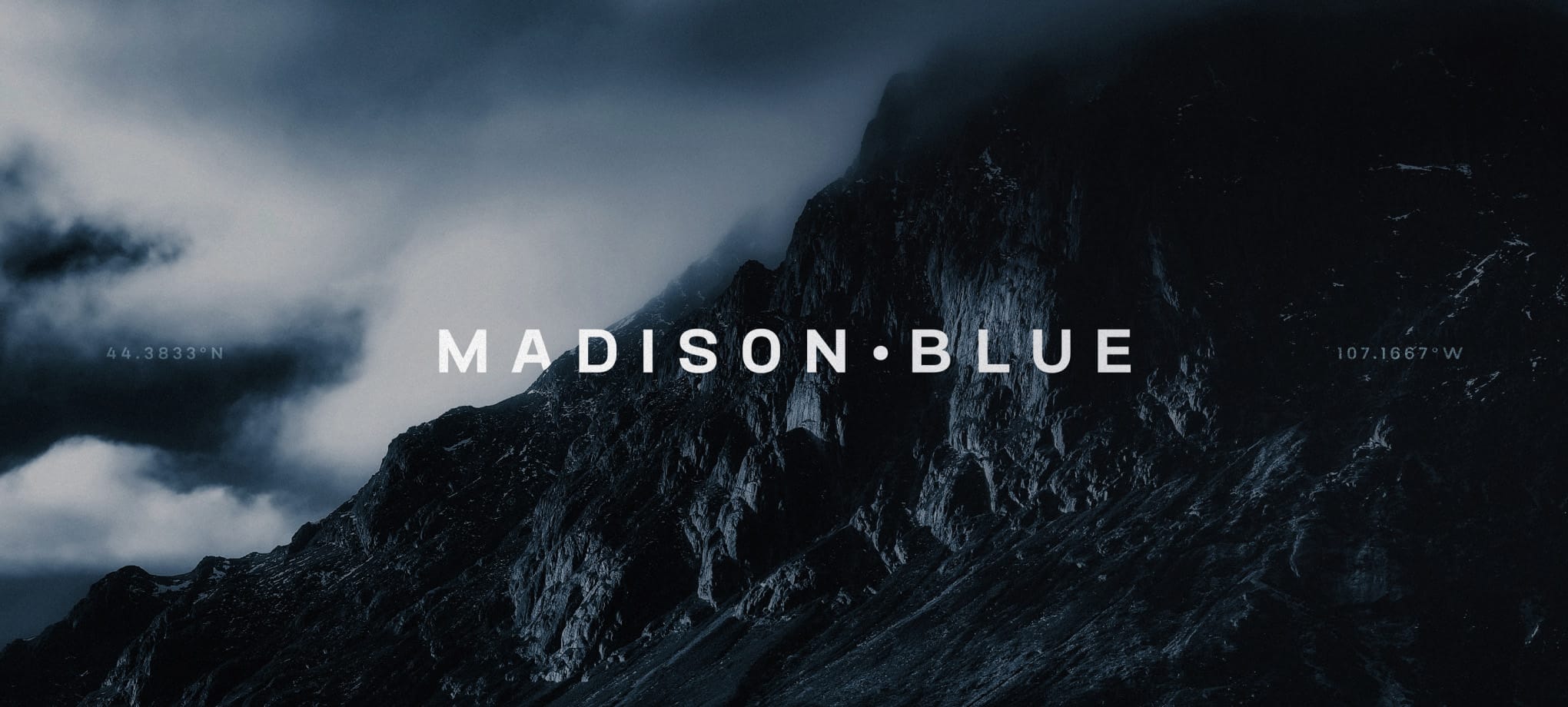 Madison Blue Logo Mountain Range