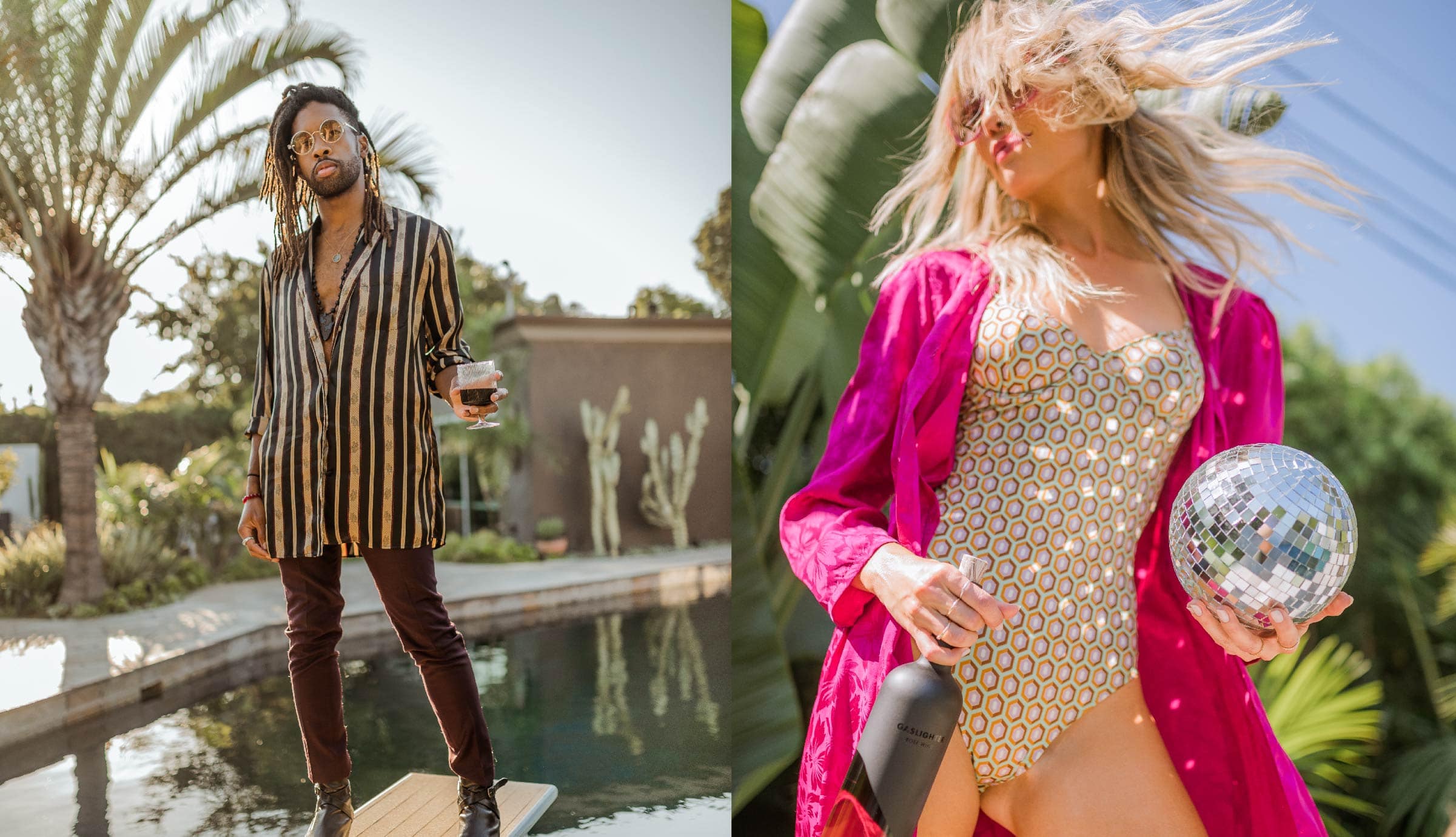 Photo production for Gaslighter Wine marketing campaign