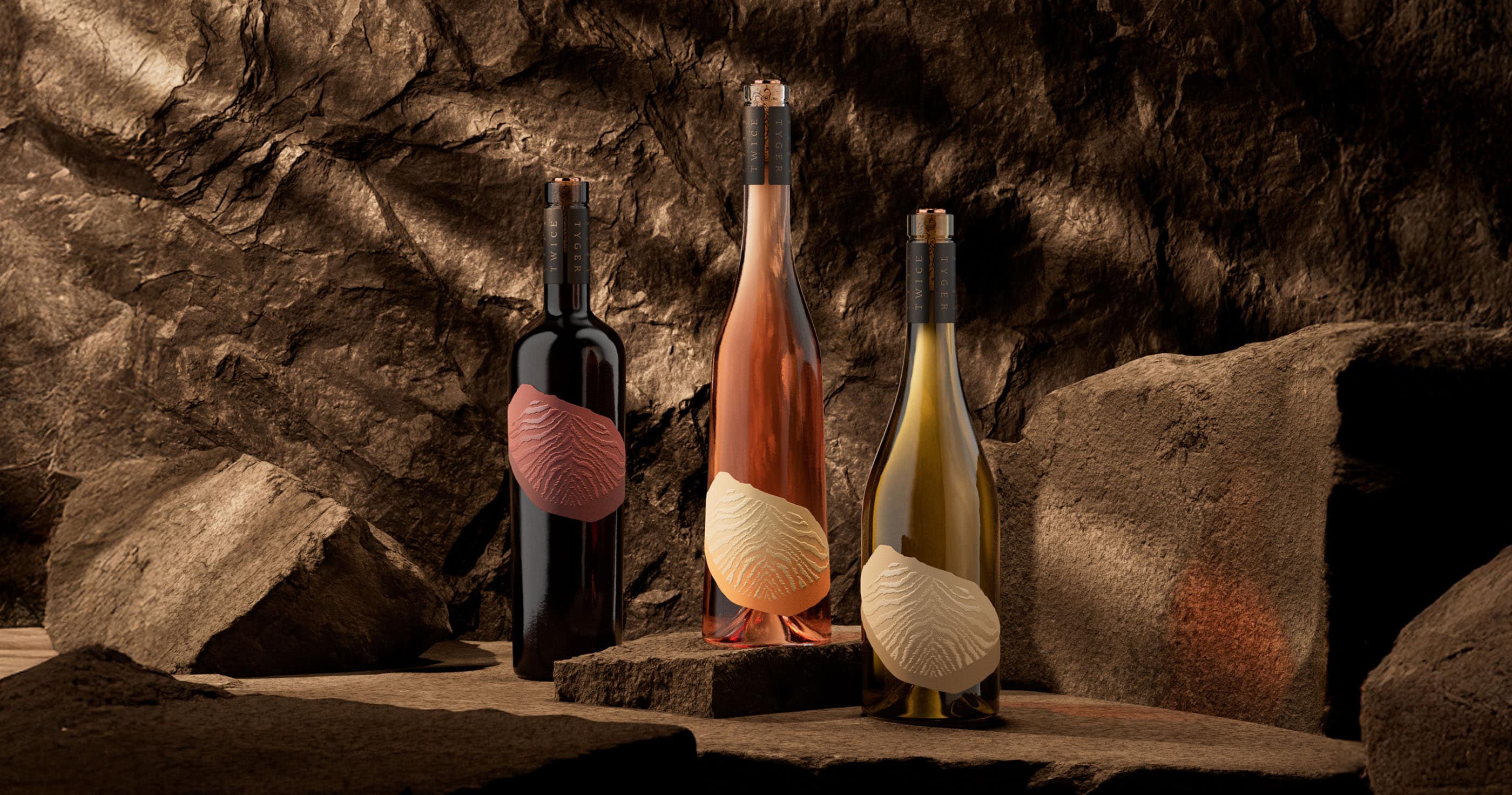 Twice Tyger wine branding and packaging design by Makers & Allies