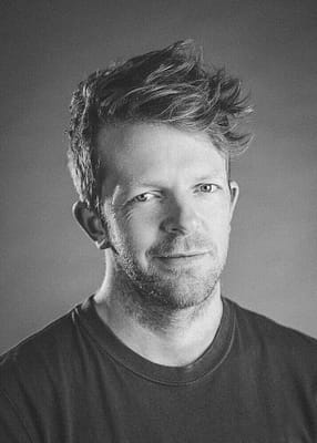 Adam Terpening Portrait Black White