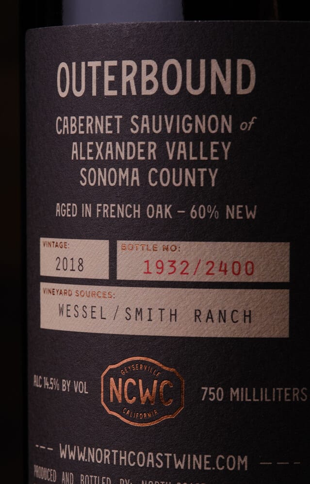 Branding and design for California wine brand