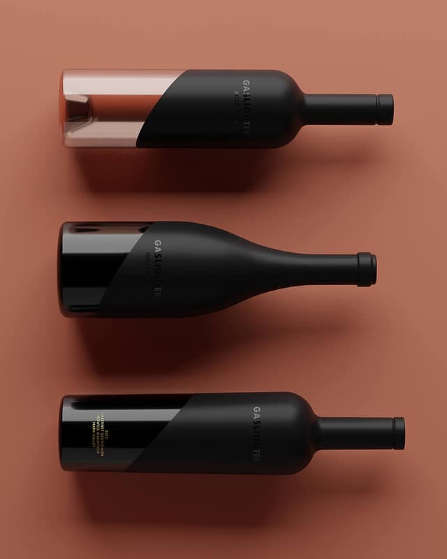 Gaslighter Wine packaging design by Makers & Allies