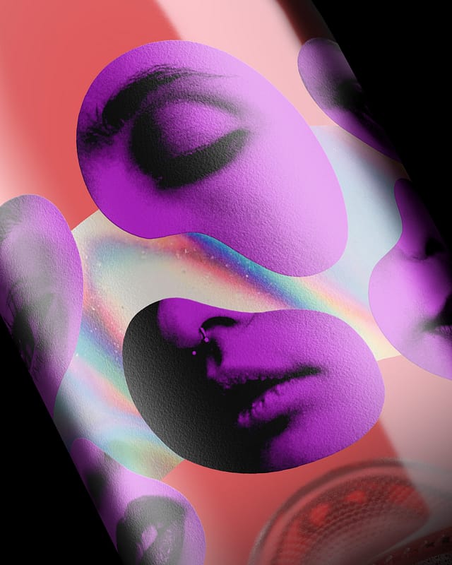 Wine branding agency for sparkling rosé packaging