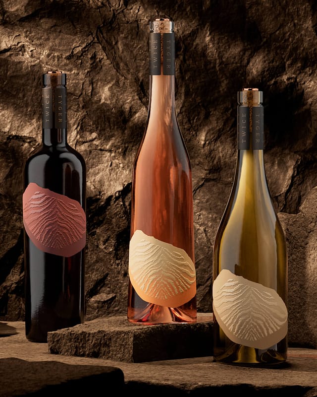 Twice Tyger wine branding and packaging design by Makers & Allies