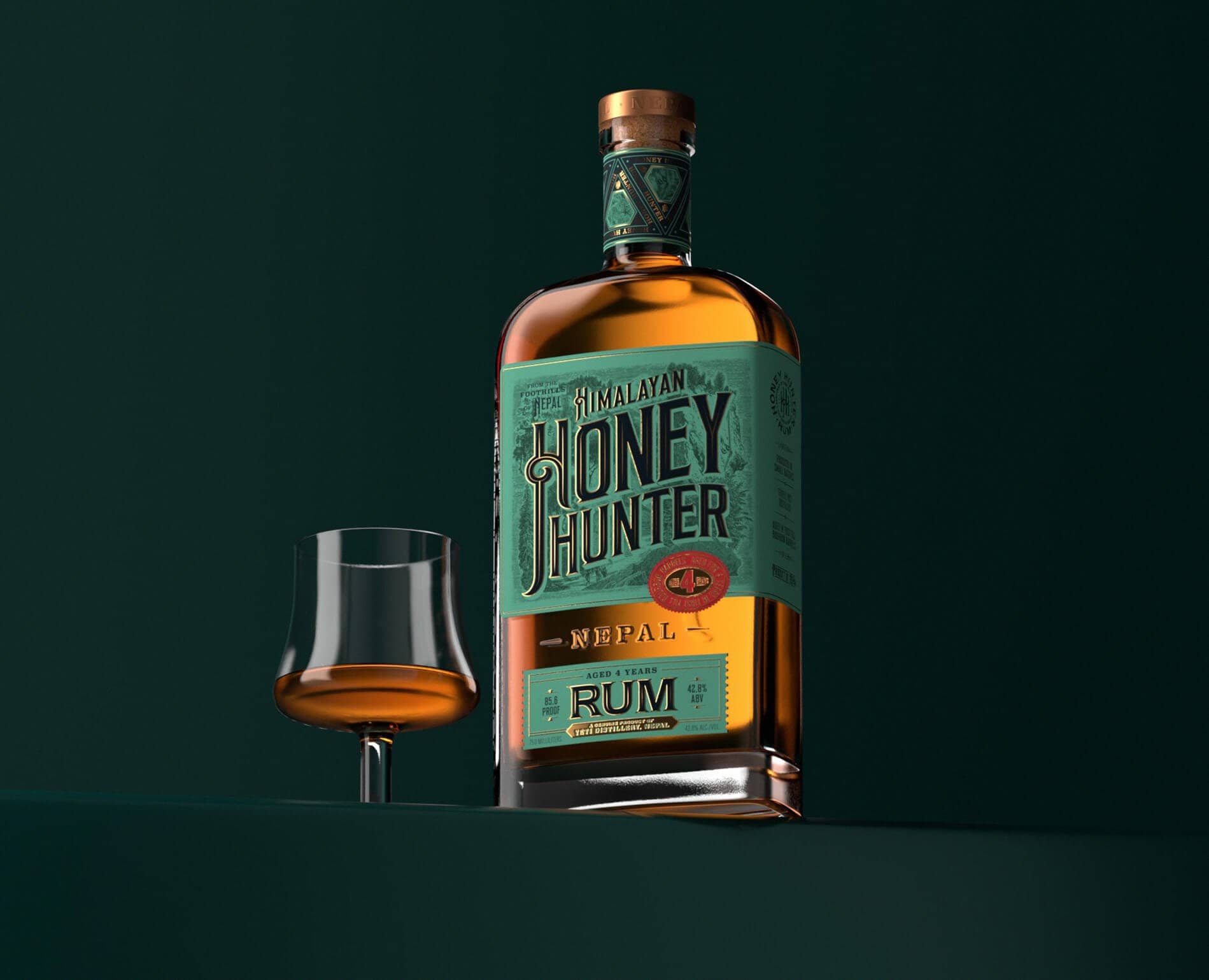 honey hunter bottle heroic with glass