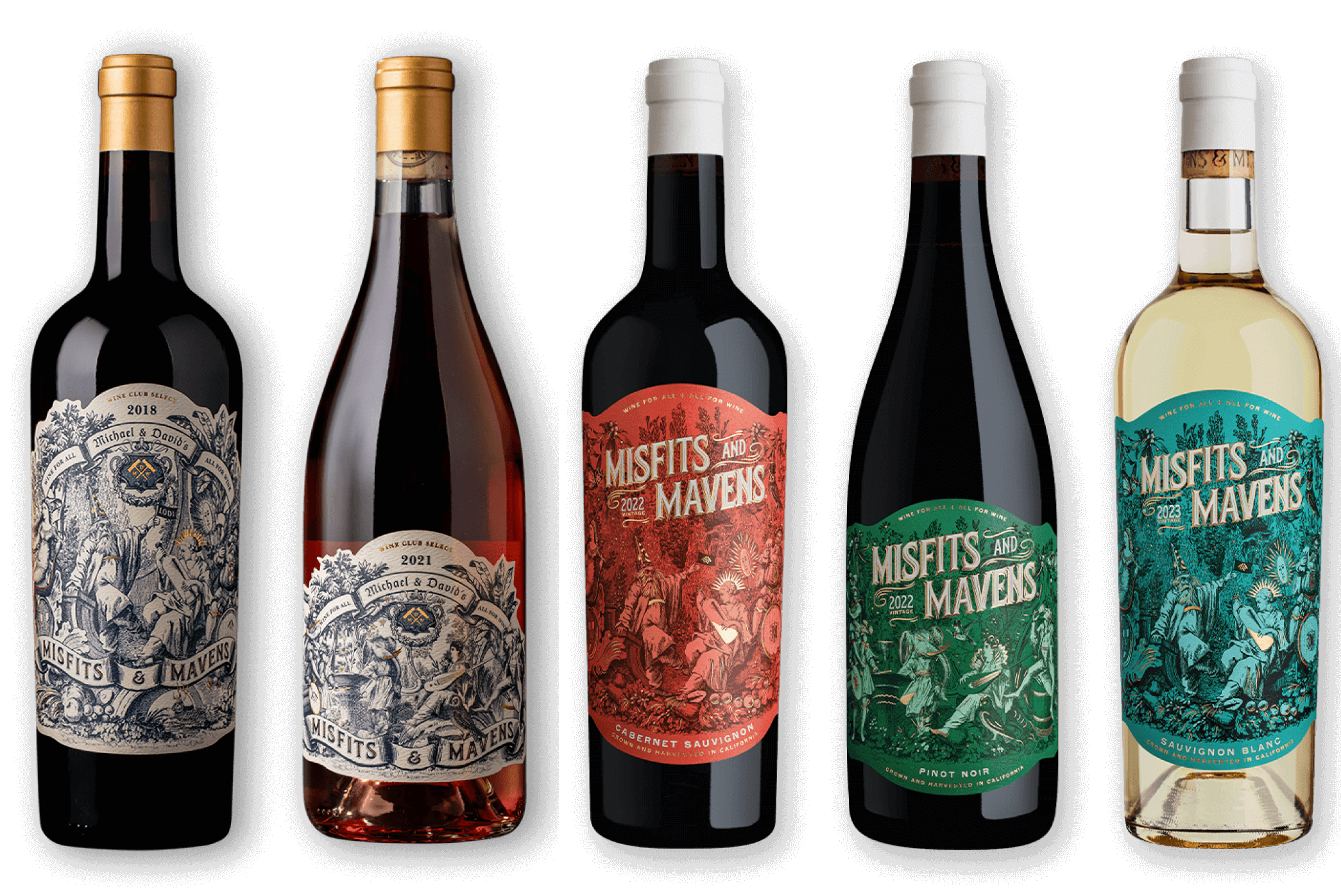 mistfits mavens bottle lineup